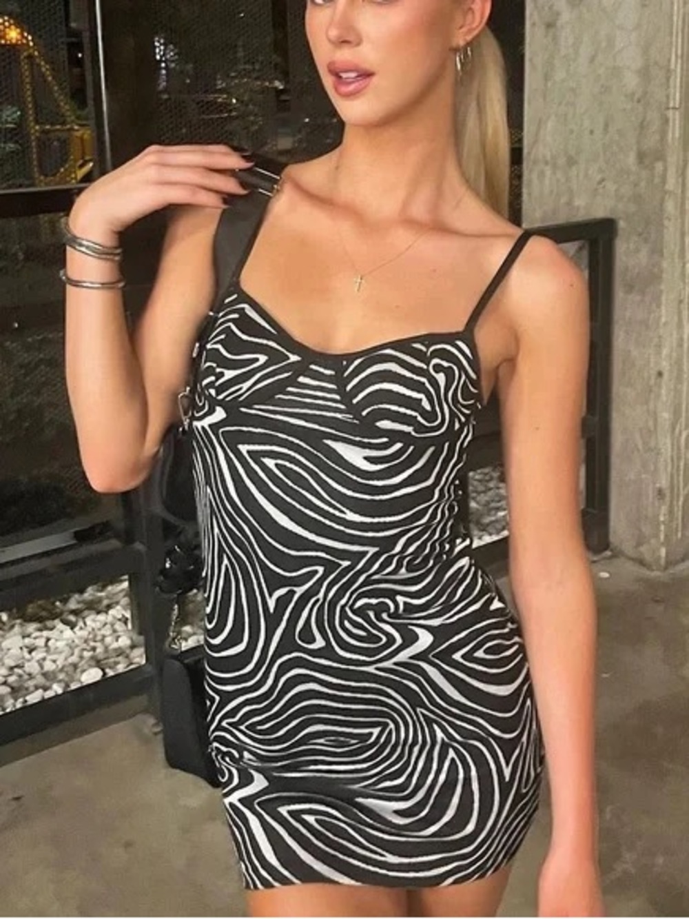 Zara Knit Mini Dress